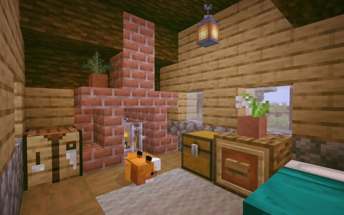 How to decorate rooms minecraft