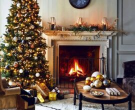 How to decorate a christmas living room