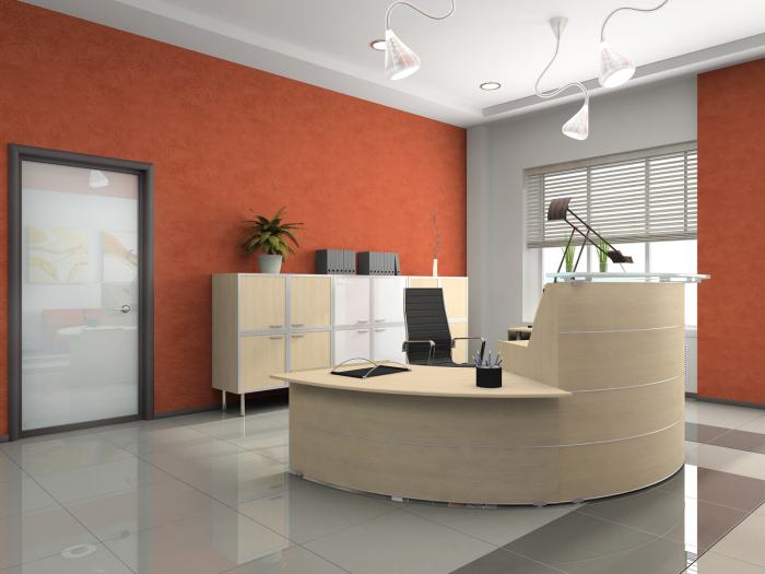 How to decorate a small office reception area