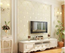 How to decorate your living room with wallpaper