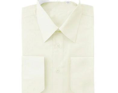 Ivory dress shirt for men