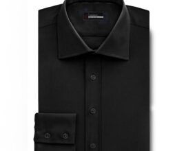 Black dress shirts men