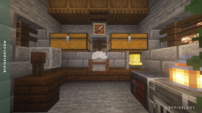 How to decorate rooms minecraft