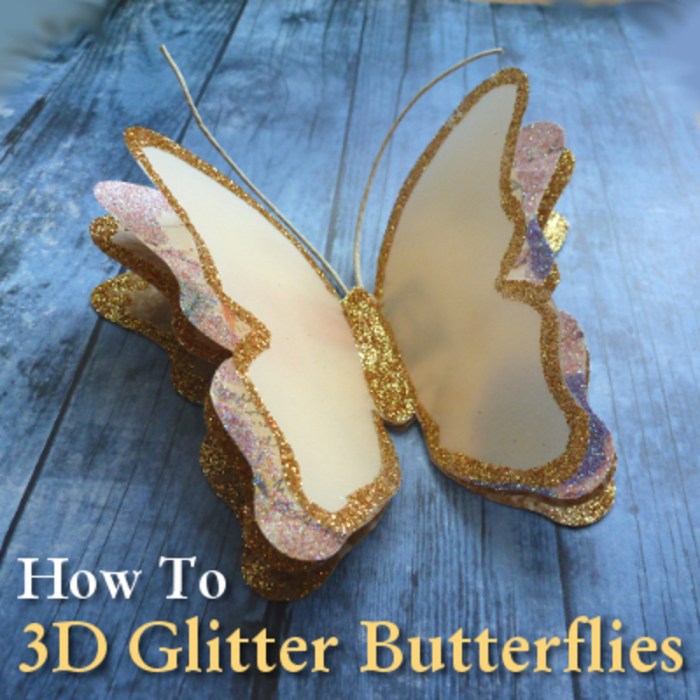 How to make a butterfly net for decoration