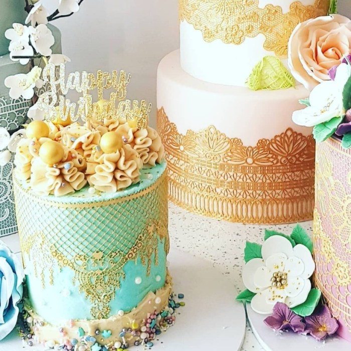 How to make you own lace decoration cake